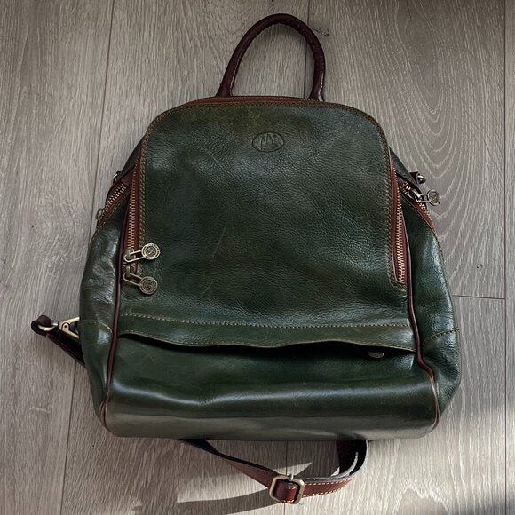 Florentine Leather Backpack - Authentic - Picture 1 of 7